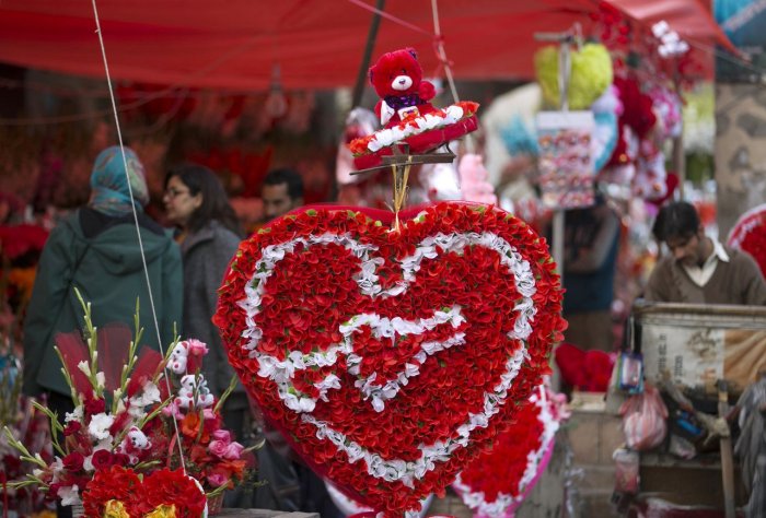 Валентинка мокап