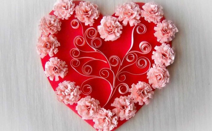 Валентинки на 14 февраля своими руками