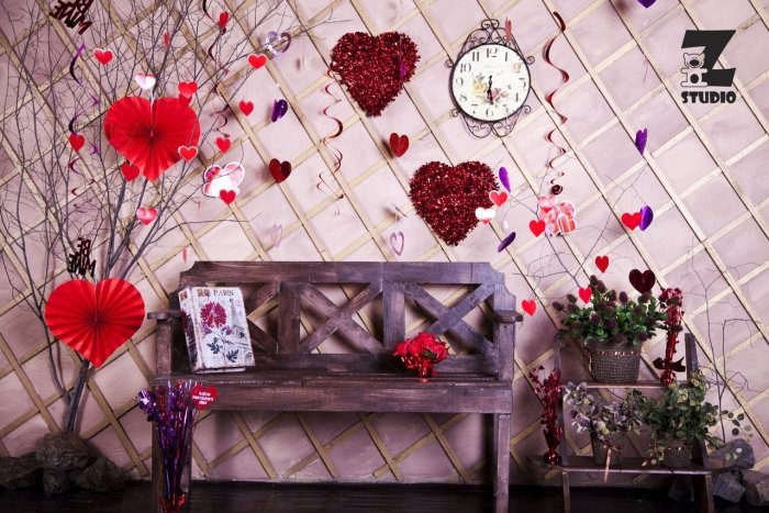 Фотозона к 8 марта в фотостудии