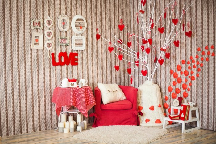 Фотозоны на день Святого Валентина