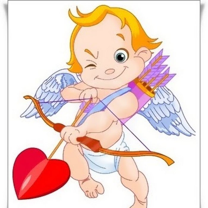 Ангел с луком и стрелой