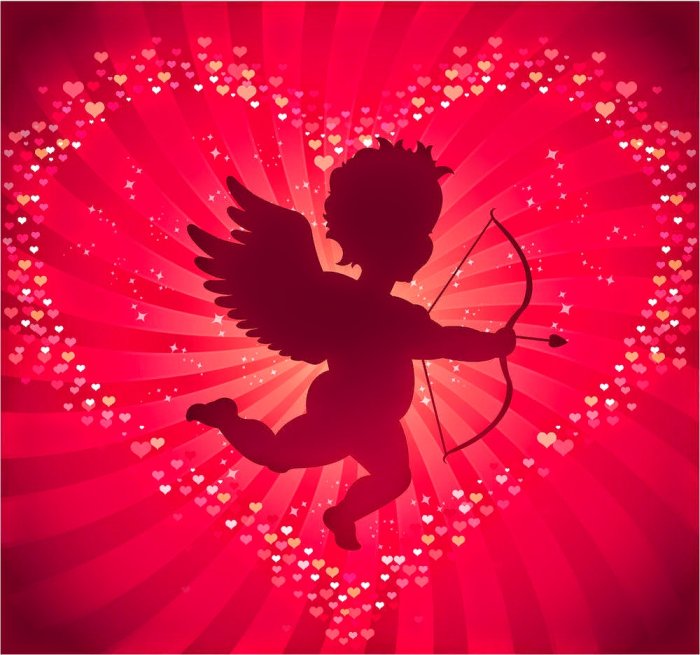 Ангел на день Святого Валентина