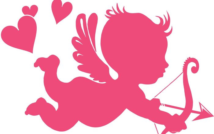 Ангел на день Святого Валентина