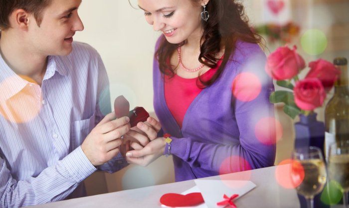 Красивое предложение руки и сердца