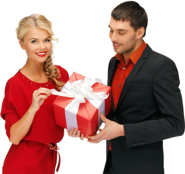 Вручение подарка