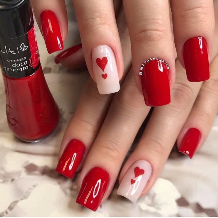 Красные ногти