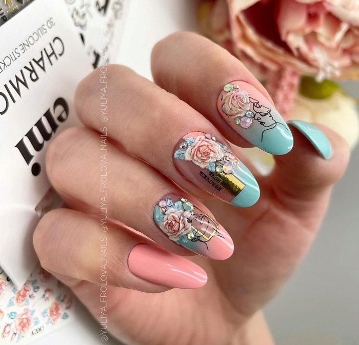 Нюдовый маникюр 2021 на короткие