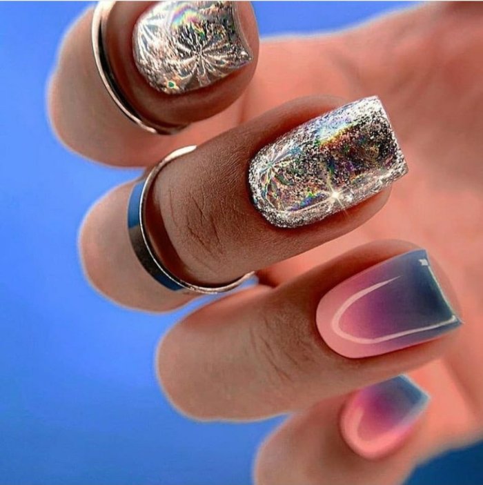 Пенный маникюр 2020