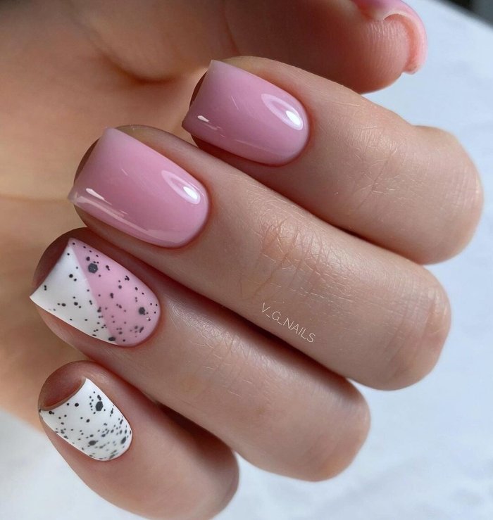 Нежный маникюр