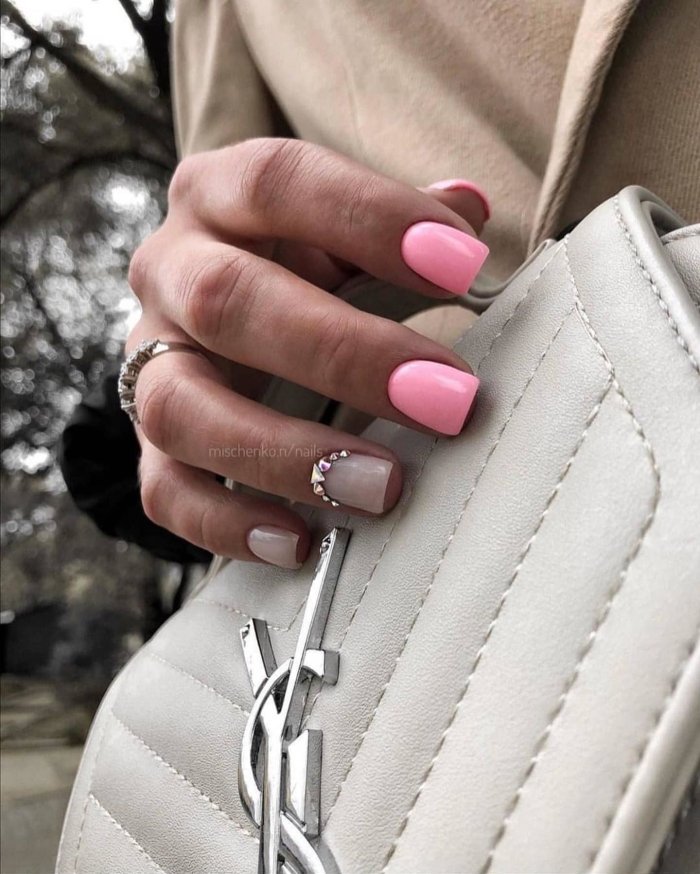 Маникюр на короткие