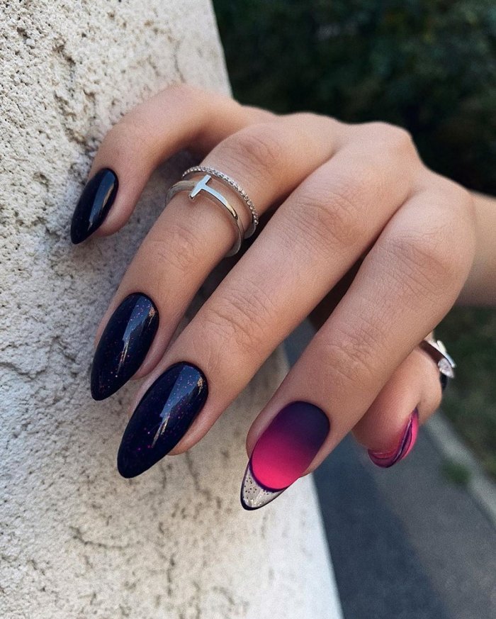 Изысканный стильный маникюр