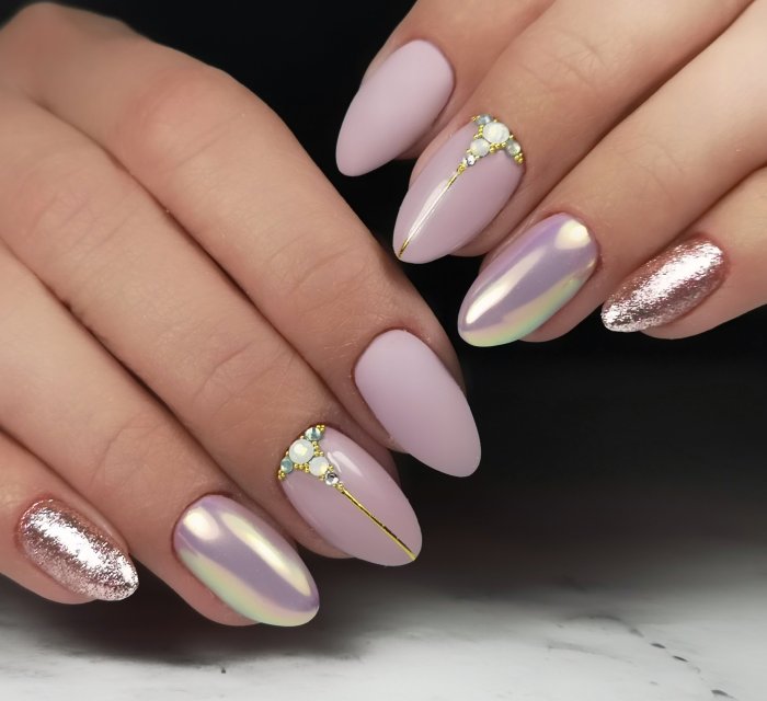 Маникюр нюд 2020