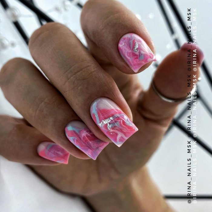 Маникюр флористика