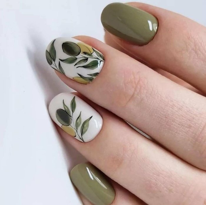 Маникюр с хлопком