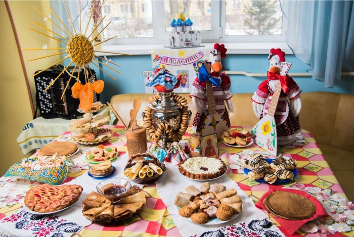 Конкурс столов на Масленицу