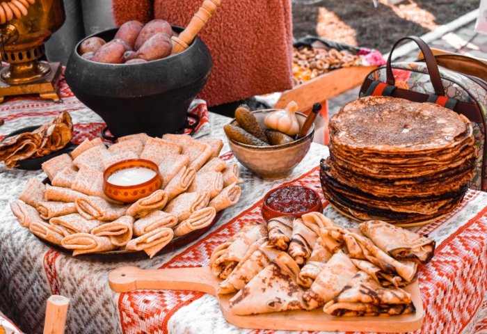 Масленица еда