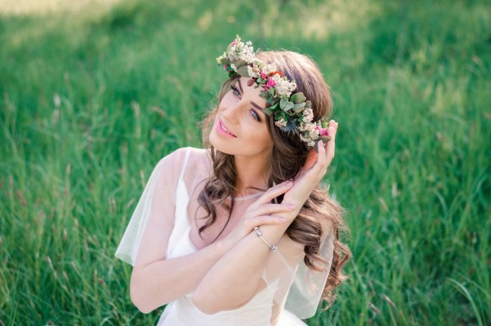 Фотосессия с венком