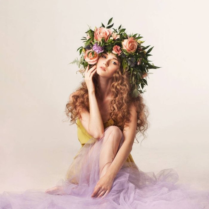 Фотосессия в зелени