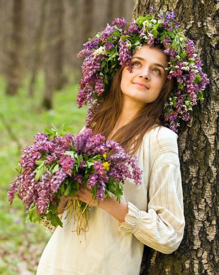 Венок из сирени