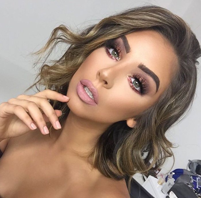 Макияж для карих глаз