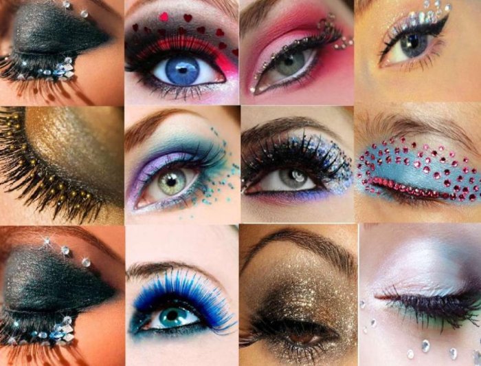 Яркий макияж