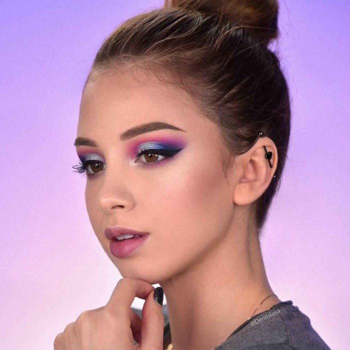 Классический макияж на новый год