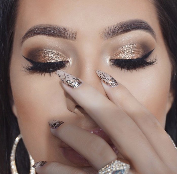 Макияж в стиле диско