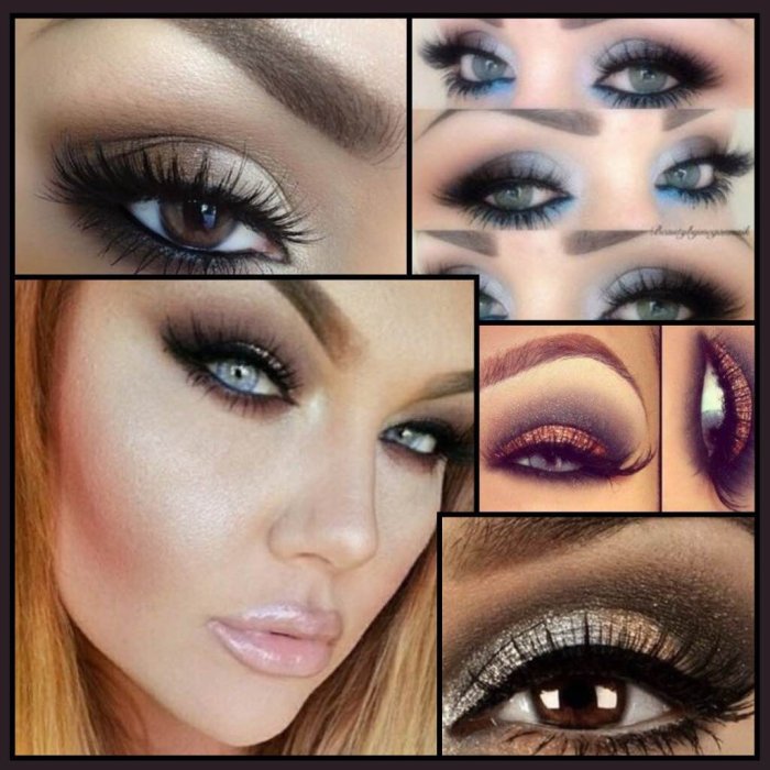 Эффектный новогодний макияж