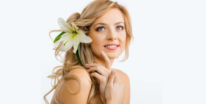 Лицо девушки Эстетика