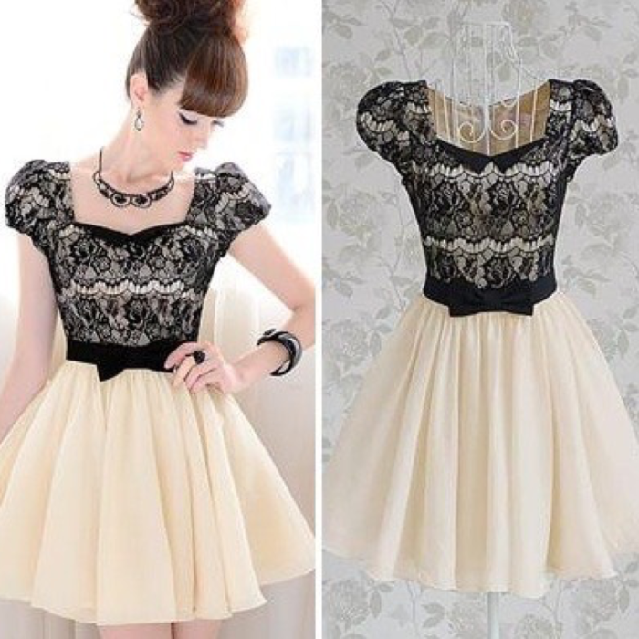 Платье с пышной юбкой