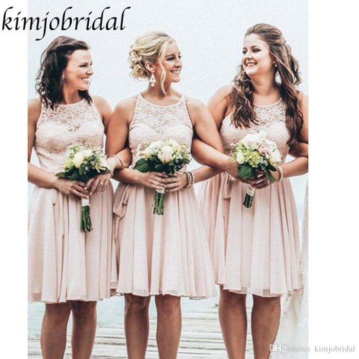 Подружки невесты платья нежные тона