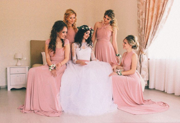 Платья трансформеры для подружек невесты