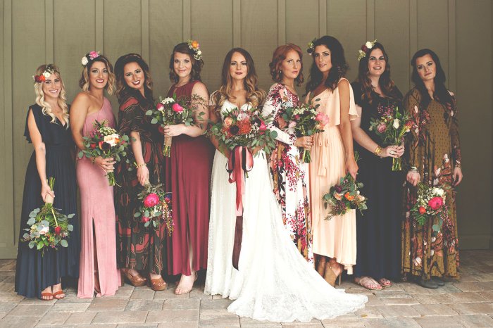 Платье бохо подружка невесты