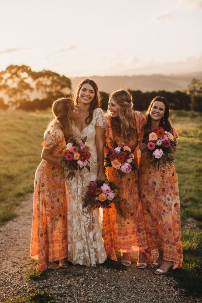 Бохо-Шик на свадьбе подружек невесты