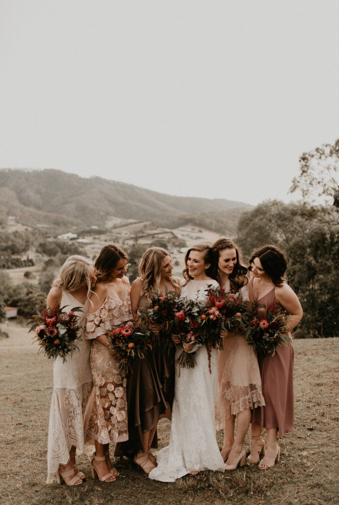 Рустик подружки невесты