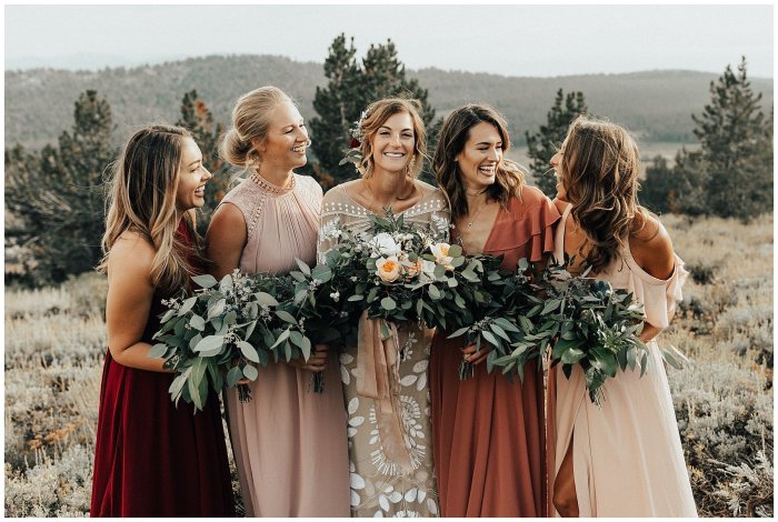 Подружки невесты осенняя свадьба