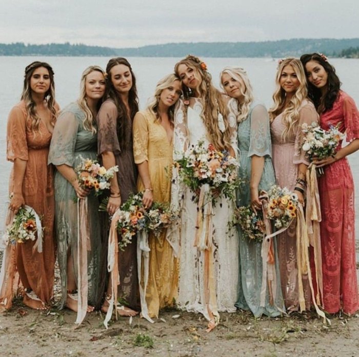 Свадьба в стиле бохо гости