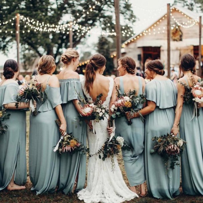 Свадьба в стиле бохо подружки невесты