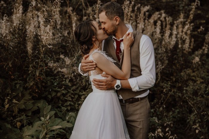 Жених в стиле рустик