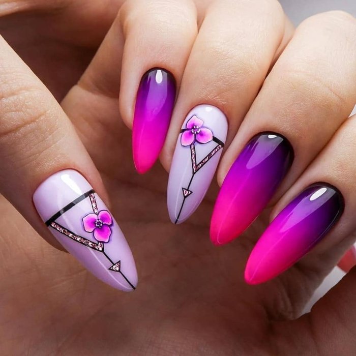 Яркие ногти 2020