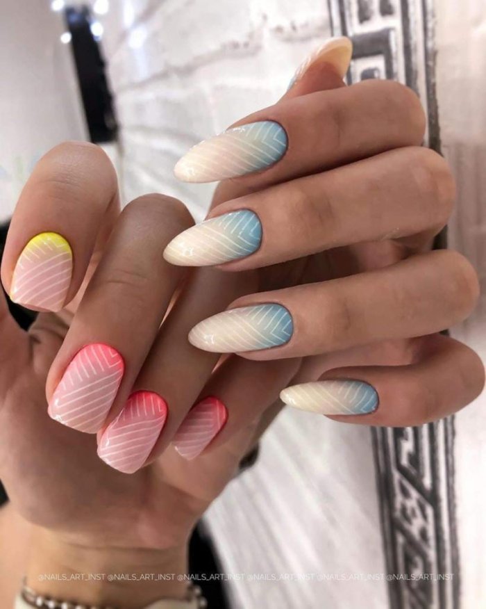 Маникюр интересный дизайн