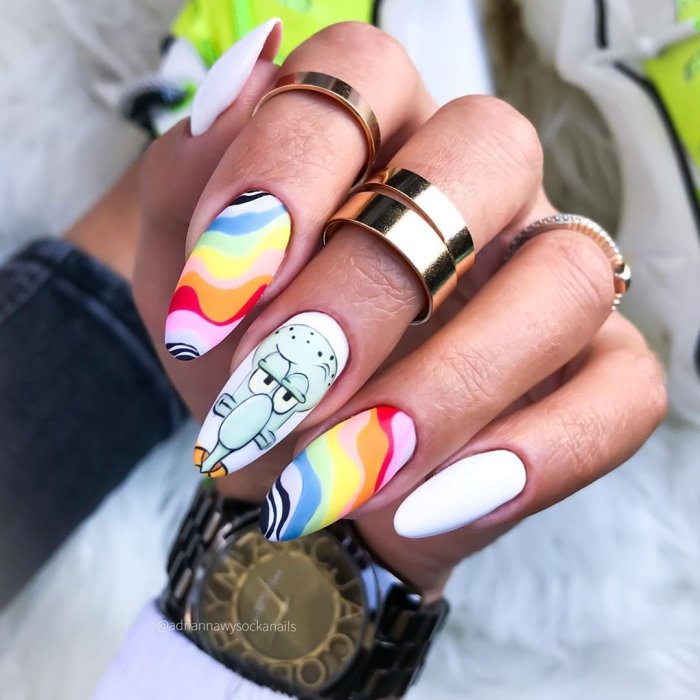 Стильный летний маникюр