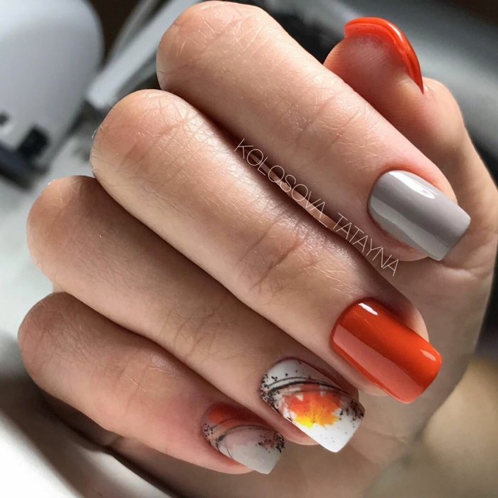 Цвет маникюра осень 2021