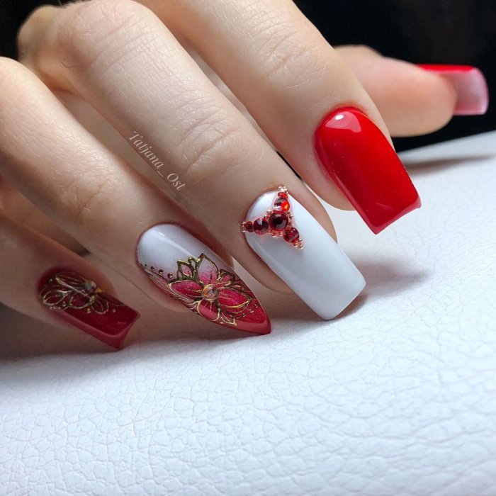 Осенний маникюр фото