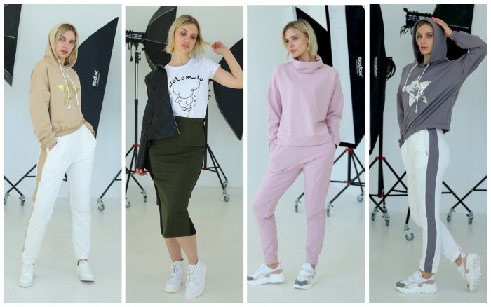 Спортивный костюм оверсай