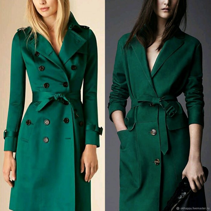 Пальто тренч женское