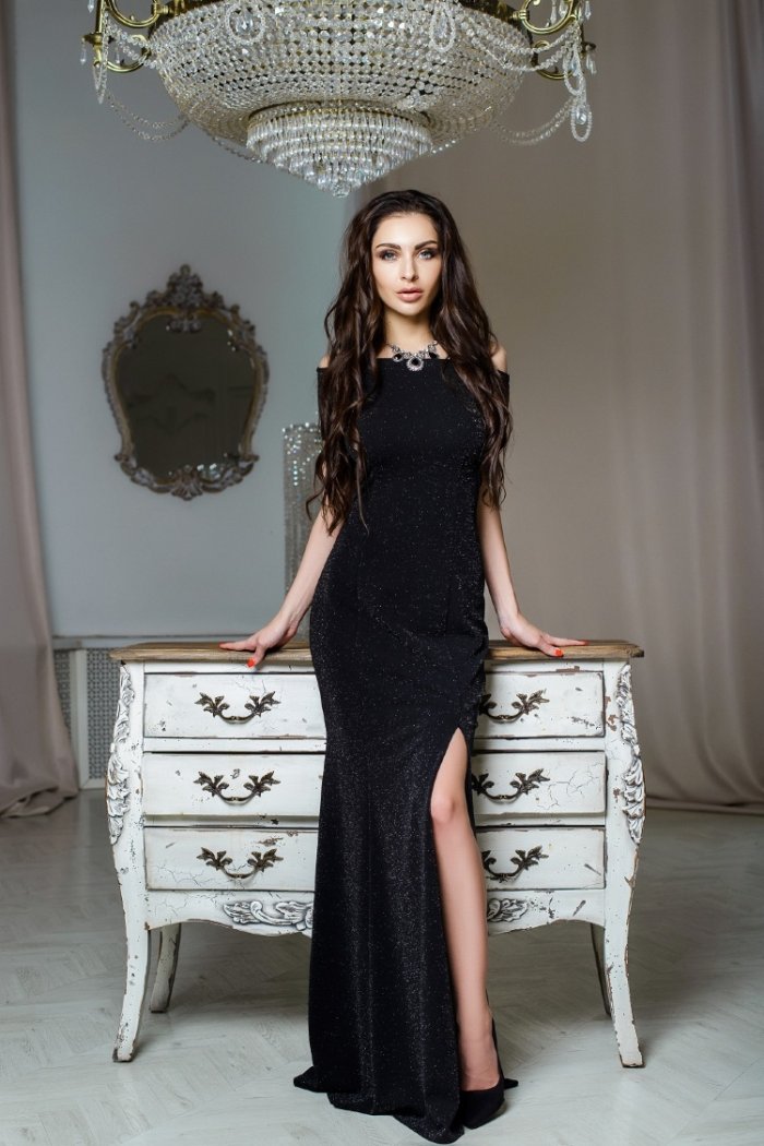 Платье прямое длинное летнее