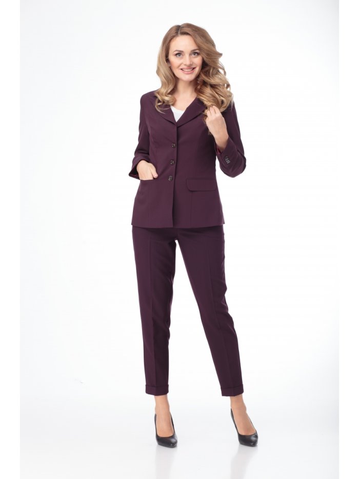 Костюм шерстяной женский брючный