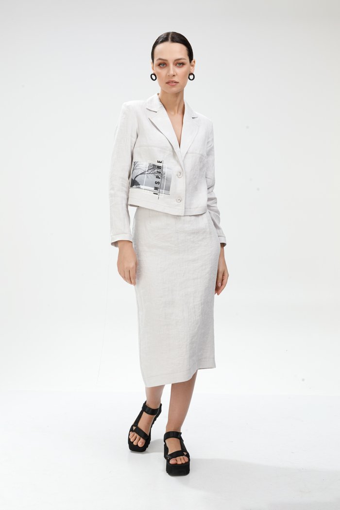 Желтый пиджак Марк Спенсер