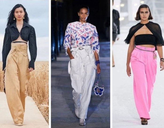 Брюки палаццо 2022